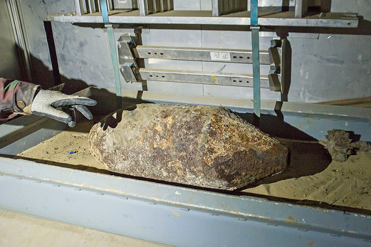 Tokom građevinskih radova pronađena bomba teška 100 kilograma