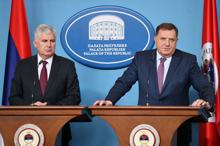 Dodik i Čović u Banjaluci: Stranci od BiH stvorili trulu zemlju