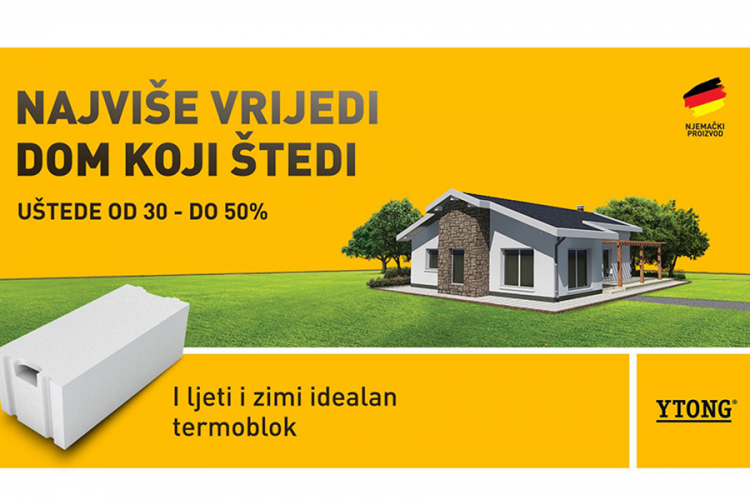 YTONG – drugo ime za štednju i komfor u vašem domu