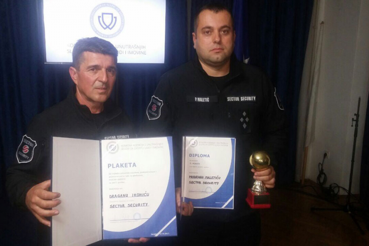 Dragan Ikonić najbolji zaštitar u BiH