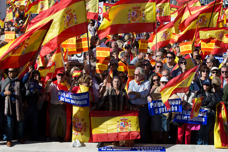 Protest u Madridu zbog Katalonije