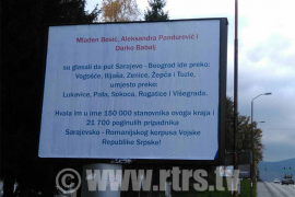 Osvanuli bilbordi koji osuđuju poslanike i delegate SDS-a