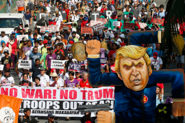 Na protestima protiv Trampa na Filipinima 16 povrijeđenih
