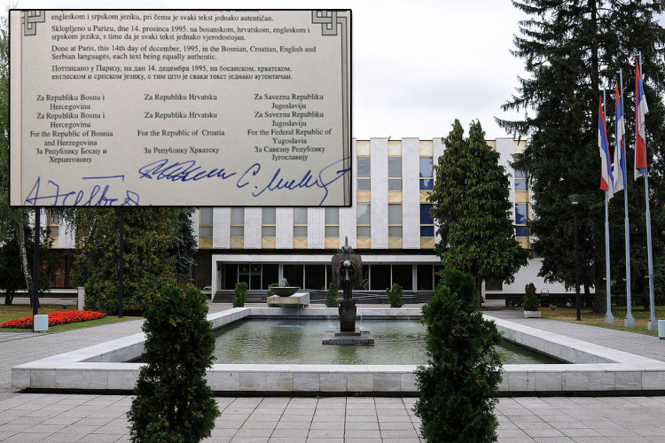 Original Dejtonskog sporazuma biće u holu Narodne skupštine Republike Srpske?