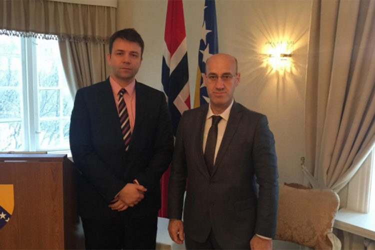 Salkić posjetio ambasadu BiH u Oslu