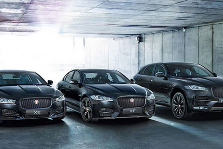 Jaguar XE, XF i F-Pace Black Edition