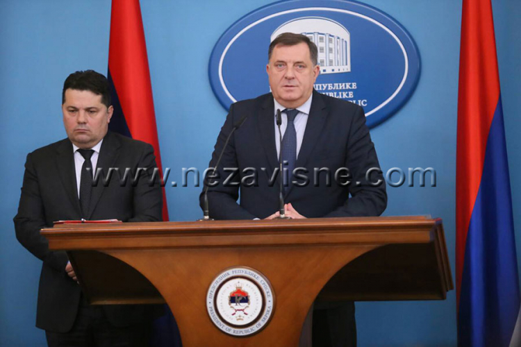 Dodik i Stevandić: Zajedno protiv politike SzP u Sarajevu