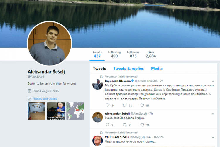 Aleksandar Šešelj: Svaka čast Slobodanu Praljku