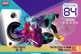 EXIT donosi novi "Festival 84" i čak 70% uštede na prve ulaznice
