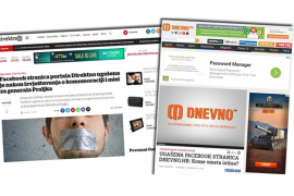 Facebook ugasio stranice desničarskih portala Direktno i Dnevno