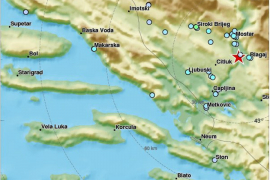 BiH pogodio zemljotres, epicentar 20 km od Mostara