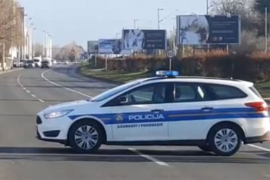 Policijska blokada u Zagrebu, muškarac prijeti samoubistvom