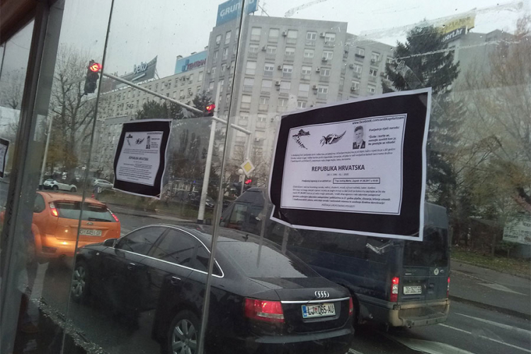 Zagreb oblijepljen smrtovnicama: Izdahnula je Republika Hrvatska!