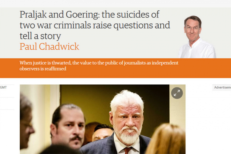 Guardian uporedio Praljka i poznatog nacističkog zločinca