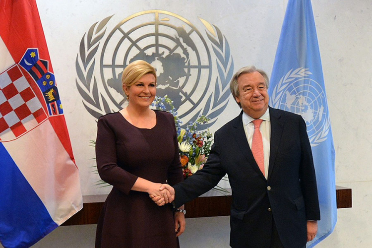 Kitarović u UN: Hrvatska nije kriva, samo se branila