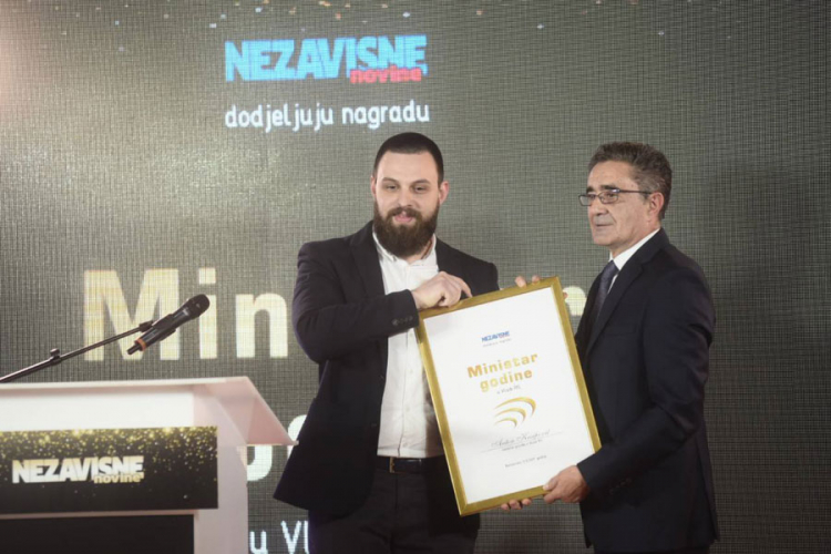 Anton Kasipović najbolji ministar u Vladi Republike Srpske