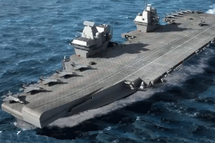 Britanski nosač aviona od tri milijarde evra pušta vodu