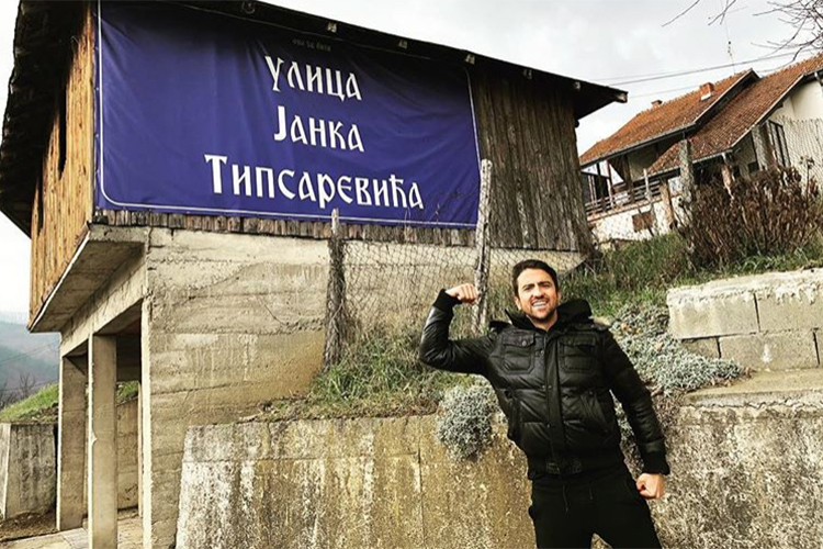 Srpski teniser se pohvalio na instagramu: Tipsarević dobio svoju ulicu na Kopaoniku