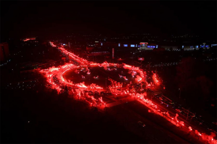 Navijači u Poljskoj 'zapalili' grad