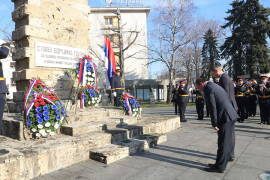 Položeni vijenci na spomenik borcima NOR-a