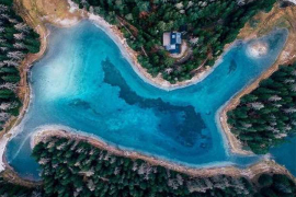 Alpsko jezero ''Gruner See'' svake godine ''proguta'' mali park