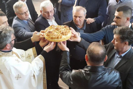Prijem u Doboju povodom Božića i Dana RS: Petrović i Bajraktarević ...