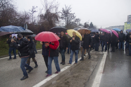 Radnici zeničke Željezare blokirali magristralu dva sata