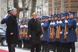Grabar-Kitarović skratila posjetu BiH