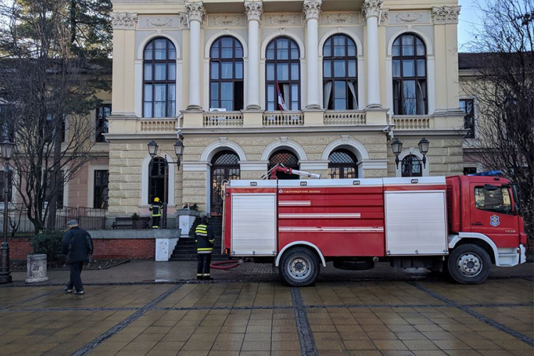 Podmetnut požar u gimnaziji u Kragujevcu, uhapšen osumnjičeni