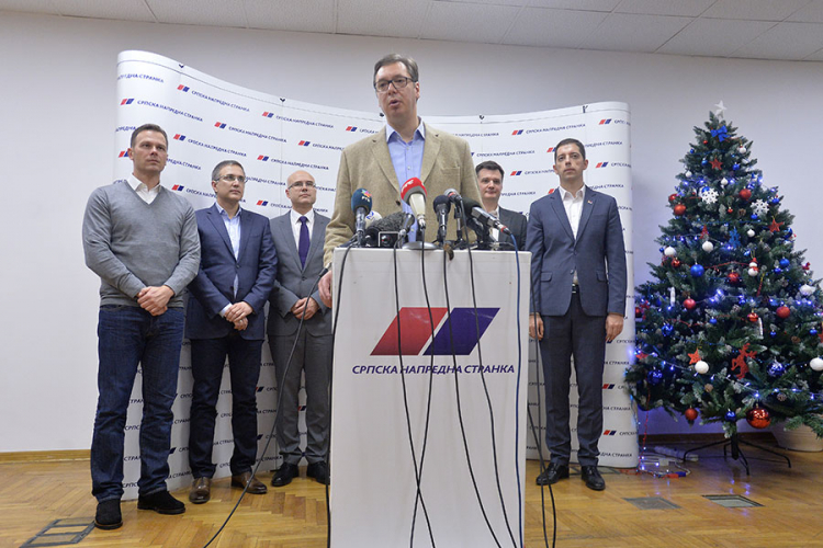 Vučić: Predsjedništvo SNS-a nije podržalo raspisivanje vanrednih parlamentarnih izbora