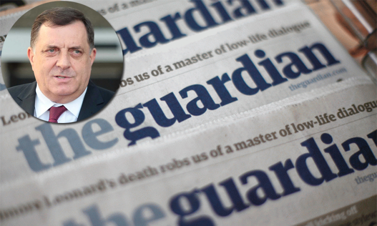 Dodik u pismu glavnom uredniku "Gardijana": Reciklirana priča može narušiti stabilnost u BiH