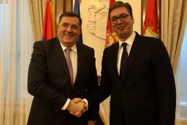 Vučić i Dodik: Što prije otvoriti most 'Bratoljub'
