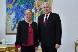 Čović se sastao sa Grabar-Kitarović, tema Izborni zakon