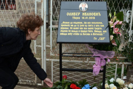 Otkrivena spomen ploča Oliveru Ivanoviću