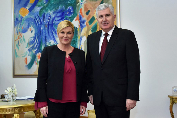 Čović i Grabar-Kitarović: Obezbijediti legitimno predstavljanje konstitutivnih naroda u BiH