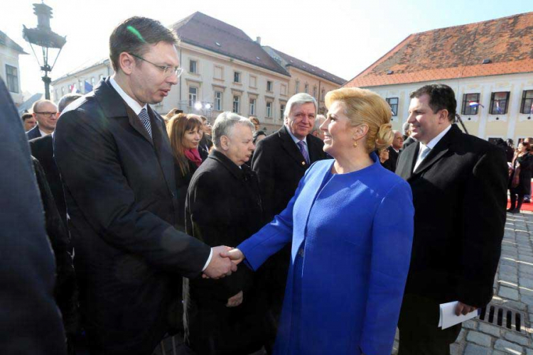 Hrvatska predsjednica i premijer neusaglašeni oko Vučićeve posjete