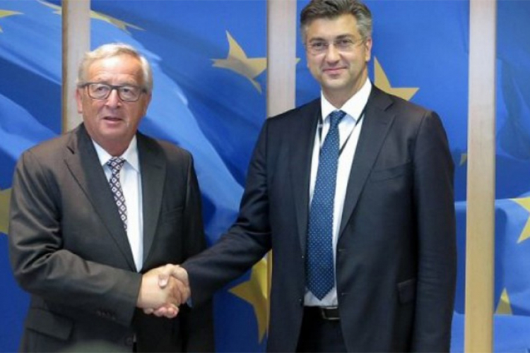 Plenković pred Junkerom: Nemamo namjeru da popuštamo Srbiji