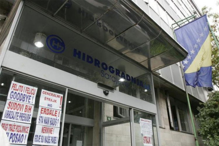 Protest radnika Hidrogradnje: Traže prijem kod Izetbegovića i Zvizdića
