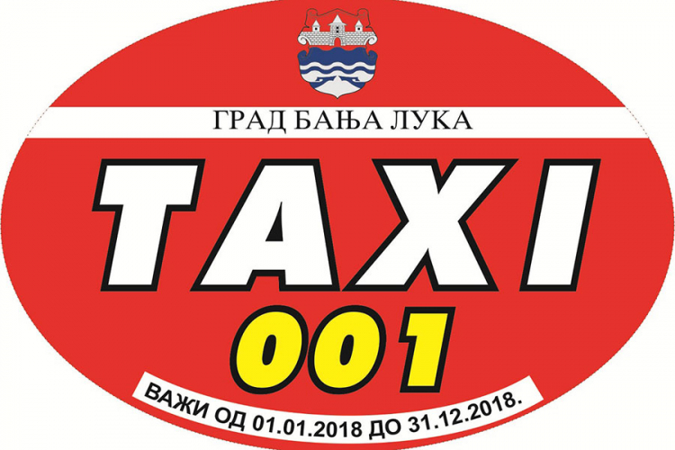 Od ponedjeljka izdavanje taksi naljepnica