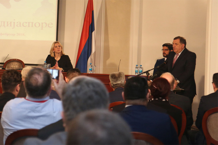 Dodik: Odnos matice i dijaspore podići na kvalitetniji nivo