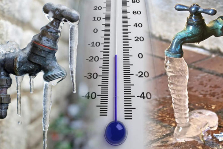 Kako da spriječite pucanje cijevi zbog niskih temperatura