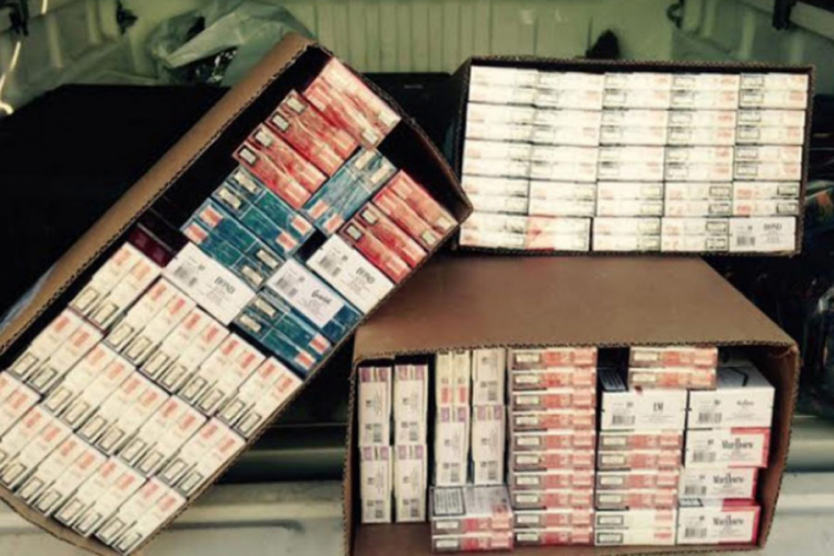 Zaplijenjeno više od 1.000 kutija cigareta