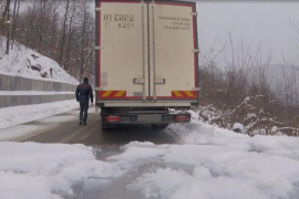 Drift kamionom na obroncima Majevice