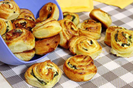 Pužići sa špinatom
