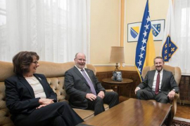 Izetbegović sa ambasadorima SAD u BiH i Hrvatskoj