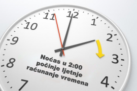 Noćas počinje ljetnje računanje vremena