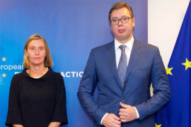 Mogerini stiže u Beograd na razgovor sa Vučićem