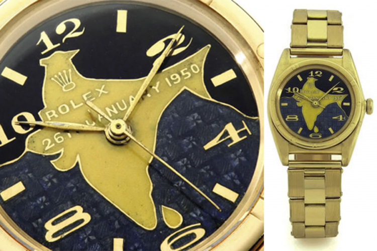 14. Dr. Rajendra Prasadov Gold Rolex Oyster – $440,000