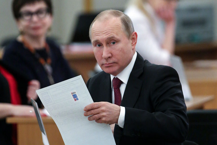 Ubjedljiva pobjeda Putina