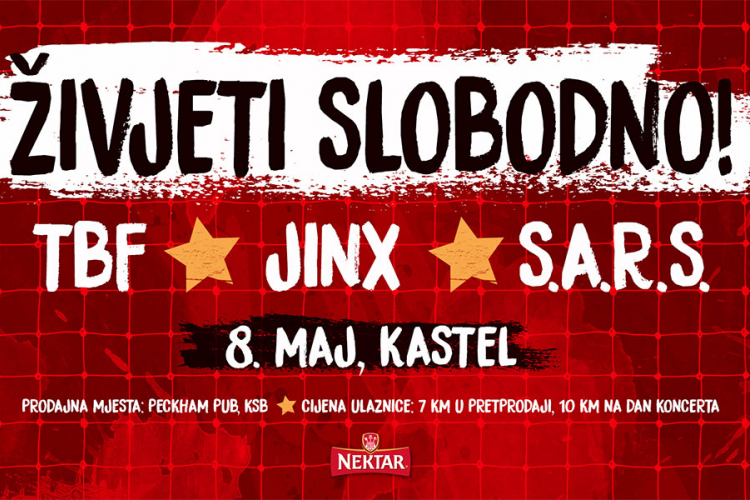 Jinx, TBF i S.A.R.S. u Banjaluci 8. maja